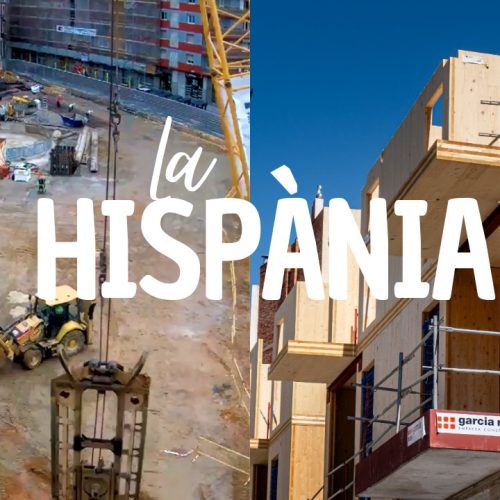Tres edificis sostenibles i innovadors prenen vida a La Hispania amb la construcció de Garcia Riera